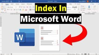 How To Create An Index In Microsoft Word (Super Easy!)