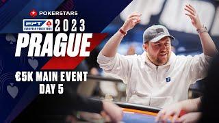 EPT Prague 2023: €5K Main Event - Day 5 Livestream ️ PokerStars