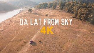 Da Lat Vietnam from sky |4K Video