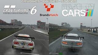 Project CARS Vs GT6 - BMW M3 GT @ Brands Hatch Rain