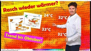 WARNUNG: Heute UNWETTER! Wen trifft es zuerst? Nach Hitzepause wieder wärmer! Der August überrascht!