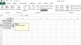 How to Format Comments in Excel