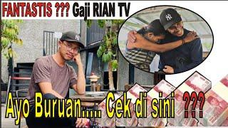 Fantastis !!! Gaji Rian Tv terbaru 2021