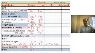 Video Lectures for CA IPCC CMA Inter CS Professional Video Classes for FTFM on Credit Policy