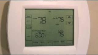 Horizon Services, Inc - How To Use Your Honeywell VisionPRO IAQ Thermostat - Part 2