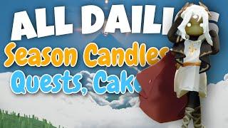 Season Candles, Quests, Cakes, and Shard Info - Daylight Prairie nastymold Aug 21