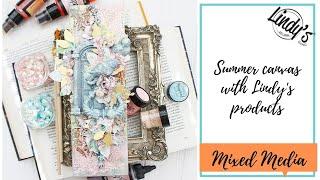 Summer canvas with Lindy's products by Marina Ignatova