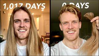 Finally cutting my hair after 1,017 days (pros & cons)