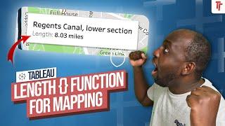 Length function to calculate lengths of spatial lines  | New in Tableau 2023.2