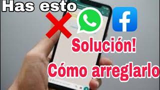 Por que no me funciona WHATSAPP/MESSENGER/FACEBOOKING? SOLUCIÓN DEFINITIVA