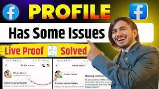 ऐसे ठीक करो  Facebook Profile Has Some Issues Problem Solved 2025 | Facebook Page Has Some Issues