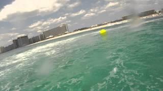 Go Pro racing action with Yamaha rider Ryan Hardwick in the Florida surf