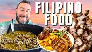 Extreme FILIPINO FOOD In Vancouver!! Pork OVERLOAD + Goat Stomach Juice Soup 