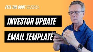 Investor Update  Email Template