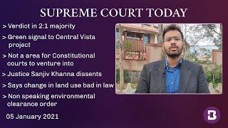 Green signal to Central Vista project, Justice Sanjiv Khanna dissents: Supreme Court Today