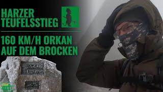 Hike Harzer Teufelsstieg - 160km/h hurricane on the Brocken | Eckerlochstieg