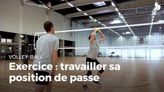 Exercice de passe : travailler sa position de passe | Volley-Ball