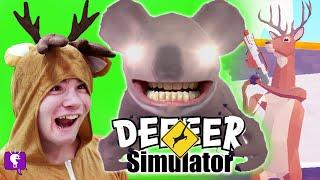 DEER takes on Giant Koala Monster on HobbyFamilyTV