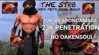 ESO PVP | 🩸 " THE STAB " 🩸 |  NIGHTBLADE GANK BUILD | NO OAKENSOUL | LOST DEPTHS