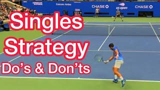 Singles Strategy Do’s & Don’ts (Djokovic vs Ruusuvuori Tennis Practice)