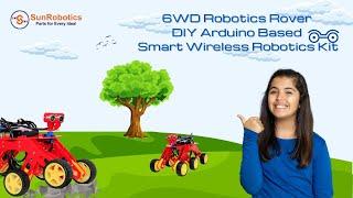 How To Make 6WD Robotics Rover DIY Arduino Based Smart Wireless Robotics Kit | Robotics | ArduinoKit