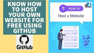 HOW TO HOST  WEBSITE USING GITHUB FOR FREE !!!!   IN JUST 5 MIN !!! 