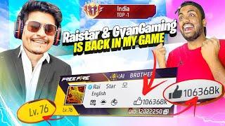 Raistar & Gyangaming is Back  Prank On Awara Bhai Gone Wrong - Garena Free Fire Max