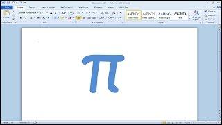 How to type Pi in Microsoft Word (3 Different Ways)
