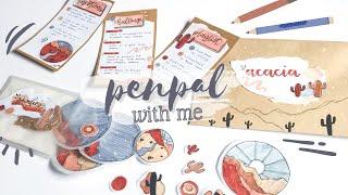 PENPAL WITH ME | Aesthetic Pen Pal | Desert-Themed Pen Pal | Aesthetic PenPal No Talking ASMR