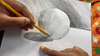 Drawing a Chiaroscuro Sphere