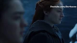 Game Of Thrones 7X07 - Arya & Sansa Finally Reunite The Lone Wolf Dies But The Pack Survives HD