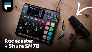 RØDECaster Pro II & Shure SM7B Podcast Setup – Tutorial deutsch