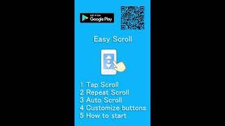 Easy Scroll (android app) E-books can be easily scrolled