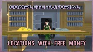 ▪︎ Locations with free Money  | Sakura School Simulator |