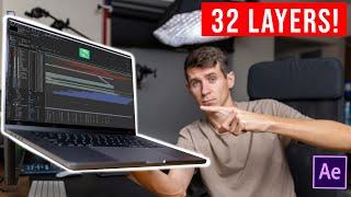 Editing in After Effects on the new 16 Macbook Pro M1 MAX | Fully spec'd out!