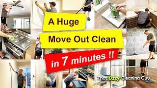 My Huge 2 Day Move Out Clean - in 7 Minutes