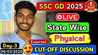 LIVESSC GD 2025 Physical Cutoff Discussion06/03/2025 DAY-2|| SSC GD 2025 Safe Score