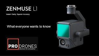 DJI Zenmuse L1 - What everyone wants to know