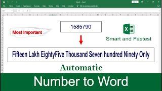 How to Convert Number to Word in Excel? | SpellNumber Formula|