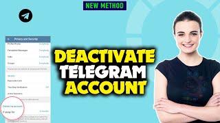 How to deactivate telegram account 2024 | How to 1 minute