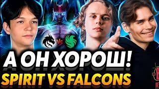 Как там новые Спирит? Его ТБ я изучил идеально! Nix и Dyrachyo смотрят Team Spirit vs Team Falcons