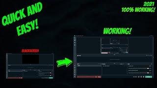 Streamlabs OBS blackscreen FIX (Working 100%) 2021 NO BS