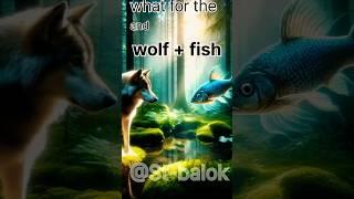 with fish and wolf #facts#shorts#shortvideo#trendingshorts ..