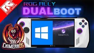 Rog Ally DualBoot Tutorial / How To add Boot Options in Bios [2023]