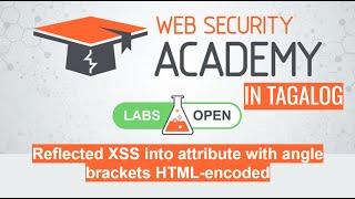Reflected XSS into attribute with angle brackets HTML-encoded | Portswigger Academy