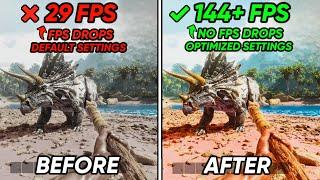 How To Boost FPS, FIX Lag And FPS Drops In ARK Survival Ascended!| Max FPS | Best Settings