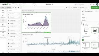 Qlik Sense Tutorial Line Chart Detailed