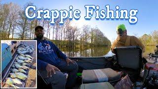 Crappie Fishing - My buddy David tore me up