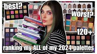 Ranking ALL Of The Palettes I Tried In 2024