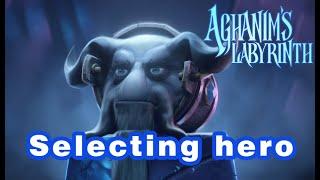 Aghanim's Labyrinth responses Selecting hero Dota 2